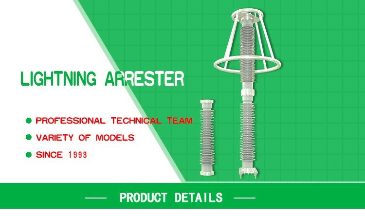 Hangzhou Fuyang ZnO Polymeric Lightning Arrester Lightning Rod