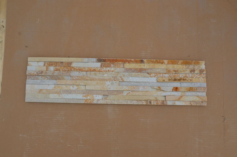 Hot Sale Thin Strips Stone Veneer for Yellow Quartz