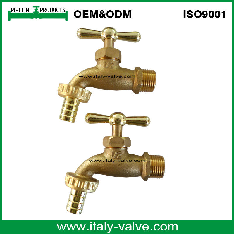 Forged Brass Nickel Plated Male Level Ball Valve (AV10053)