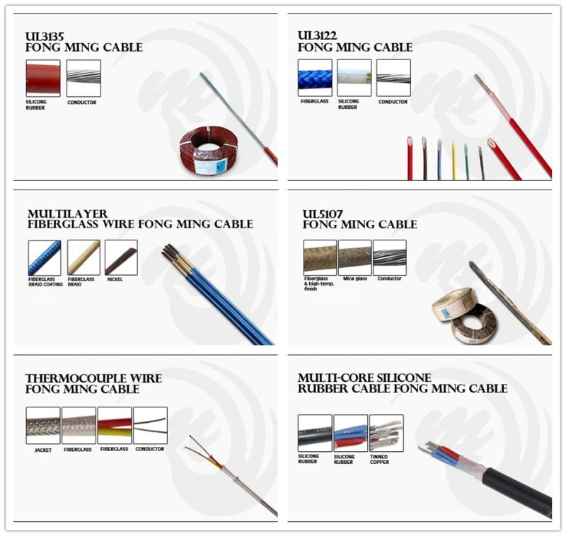 UL5107 High Temperature Electric Heating Resistance Nickel Plated Copper Wire Cable