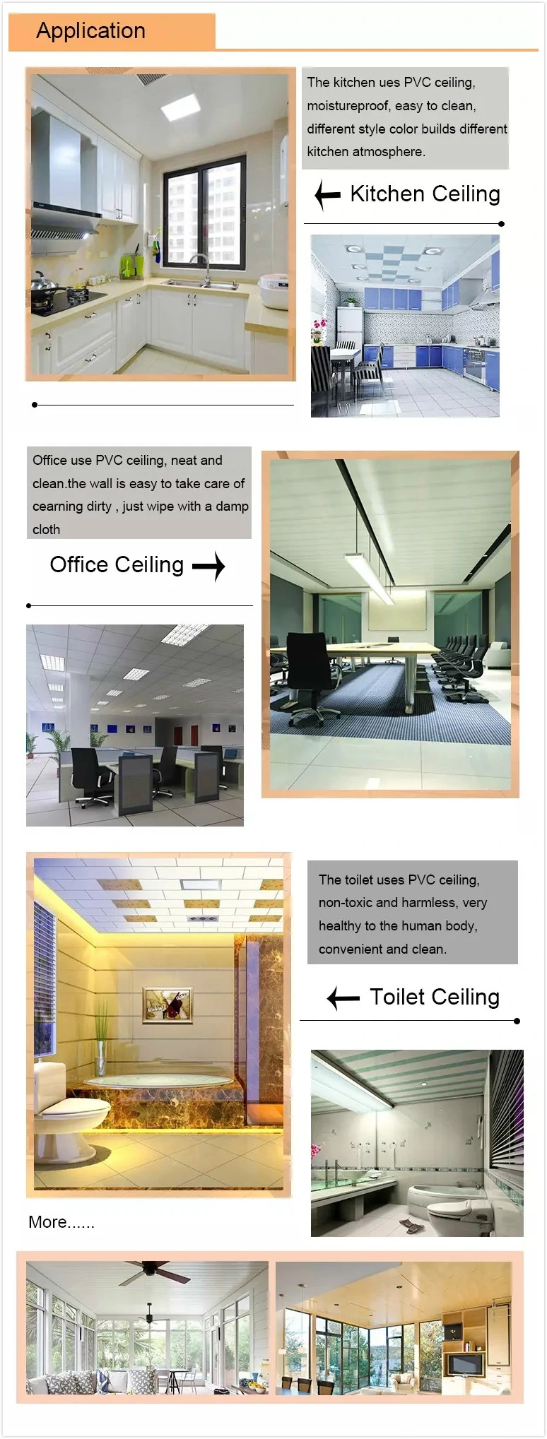 Pop Design Color Wave Wall Panel Decorative Board Tiles/ Plastic Strips Roof False PVC Ceiling