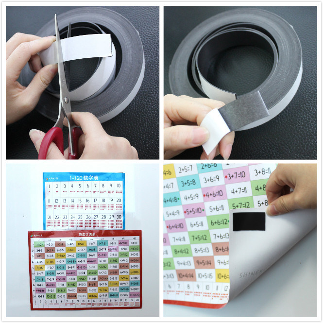 C Profile Isotropic Flexible Extruded Magnetic Rubber Strips