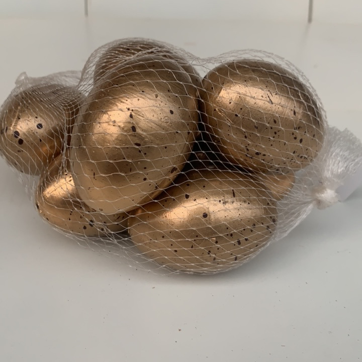 Easter Eggs, Golden Eggs, Golden Eggs, Egg Nets, Easter Decorations