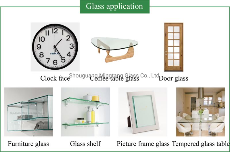 China Factory 2 mm 6mm 8mm Thick Clear Float Glass Sheet
