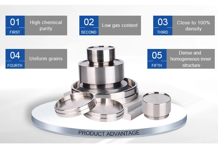 99.9% Pure Cumnni Copper Manganese Nickel Sputtering Target