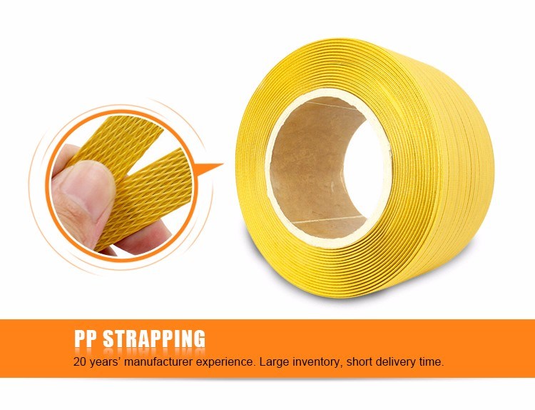 Extruded Polyester Strapping Belt on Plastic Reels, PP Strapping Band