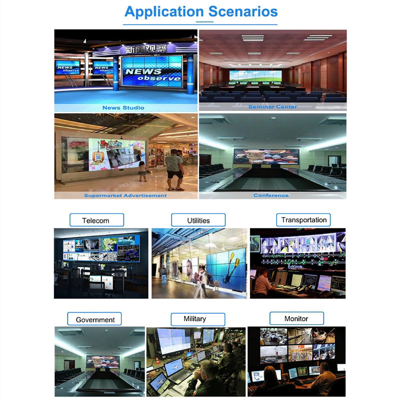 8X8 HDMI Seamless Matrix Switcher 8X8 Seamless Matrix Switcher with Video Wall Function