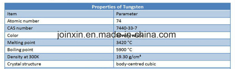 High Quality Tungsten Nickel Copper Rod 95 Wnicu