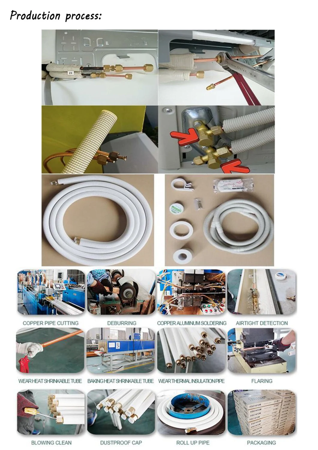 Insulated Copper Coil for HVAC and Heat Exchanger, Refrigeration Parts, Copper Tube