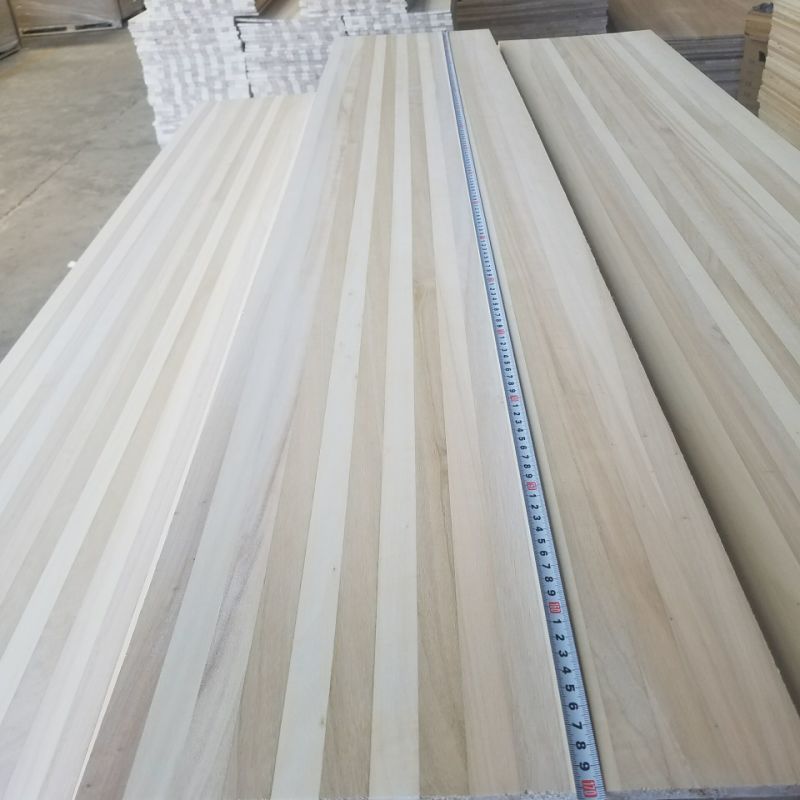 Paulownia Triangular Timber Solid Wood Board Chamfer Strips for Construction