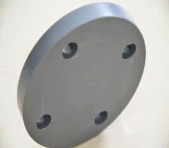 DIN Standard PVC Blank Flange with Copper Screw