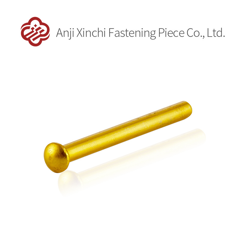 Round Head Lengthen Solid Brass Rivets Building Hardware Fasteners