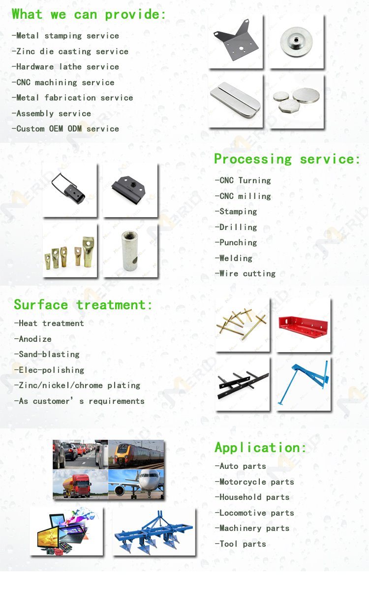 Sheet Fabrication Stamping Part for Construction