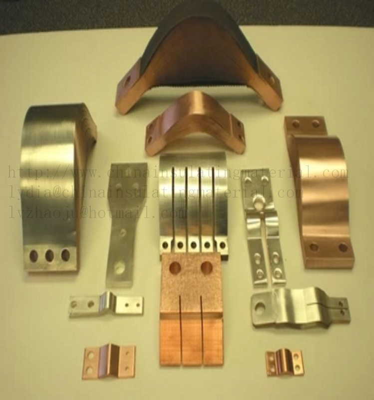 Flexible Laminated Flat Copper Busbar Copper Connectors Electrical Busbar Connectors