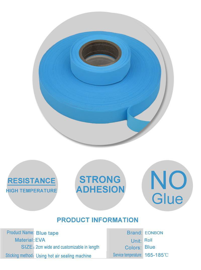 Eonbon Blue Color Waterproof Protection Tape for Protective Clothing