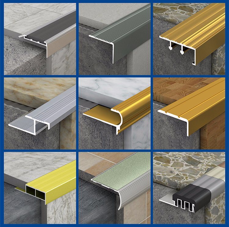 Decorative Strips Stair Treads & Carborundum Concrete Ceramic Stair Nosing