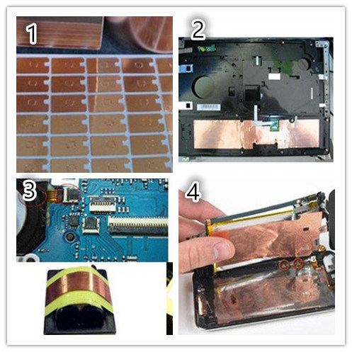 High Temperature Resistant Soldering Transformer Winding Conductive Copper Foil Tape