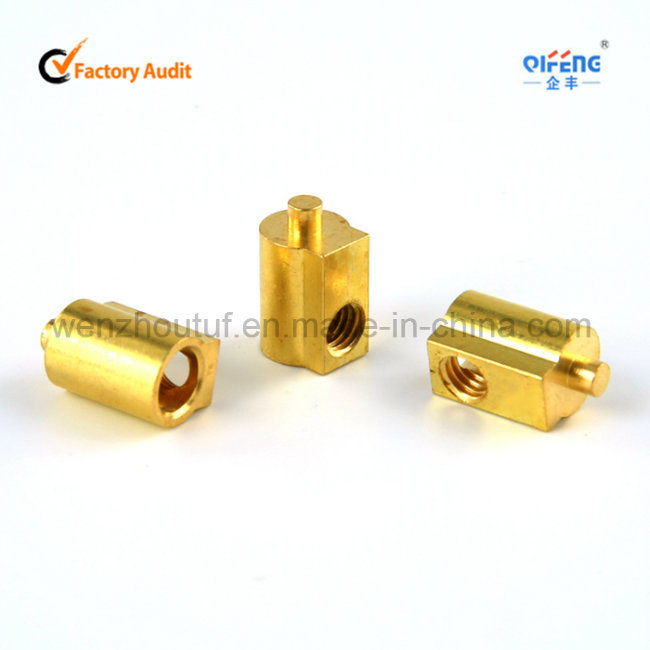 Brass Wire Strip Connectors Single Pole Threaded Wire Strip Connectors