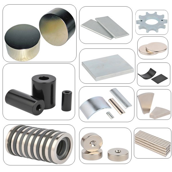 Bulk neodymium iron boron magnet nickel-copper-nickel coating magnet is suitable for magnetizing tools