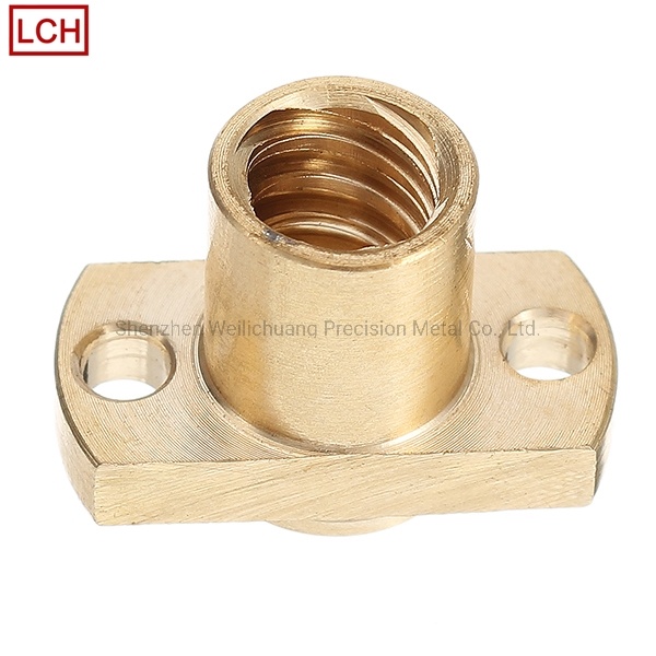 Precision Brass Machining Parts Brass Hardware with 0.01mm Tolerance