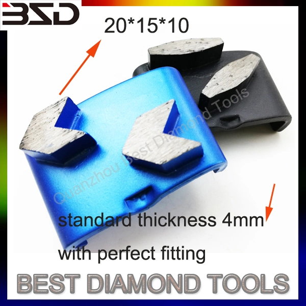 Ez Change Soft Mixture Hexagon Bar Diamond Grinding Disc for HTC Grinder, HTC Ez Prep Diamond Tool