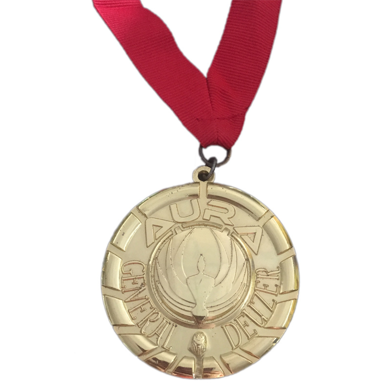 Customized Metal Gold Silver Bronze Medals with Ribbon