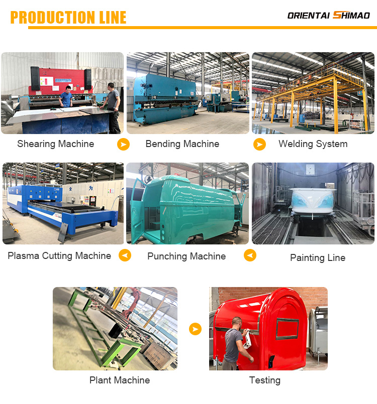 Australia Standard Mobile Food Trailer Food Kiosk Catering Trailer