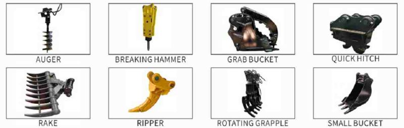 Luxury Cabin Frontal Mini Excavator Ly18 with New Construction Equipment