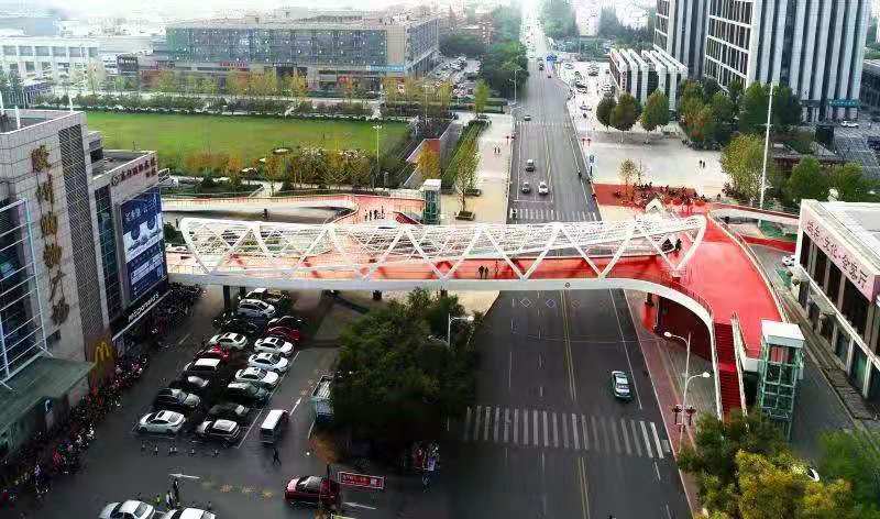 Prefab Steel Structure Urban Bridge/Urban Footbridge