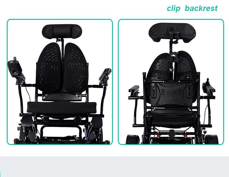 2019 Hot Sale Aluminium Light Folding Lithium Battery Electric Wheelchair