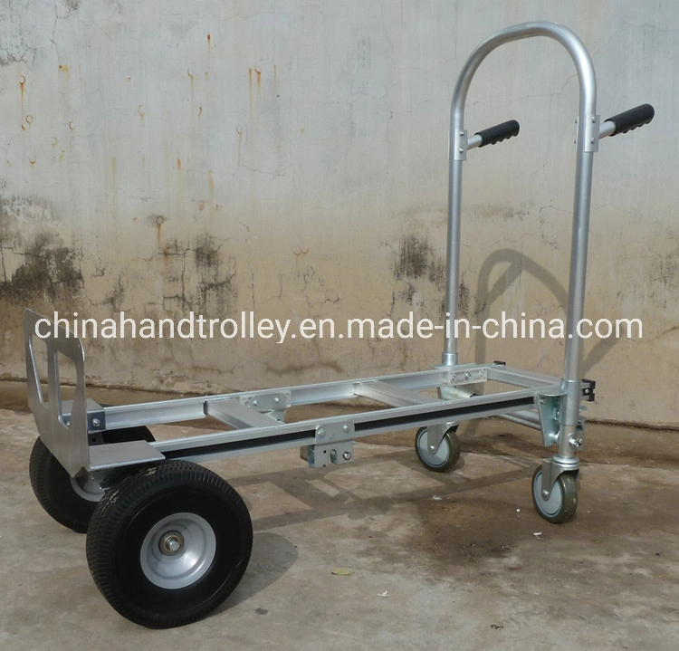 Folding Stair Climbing Trolley Multifuction Platform Aluminum Hand Truck