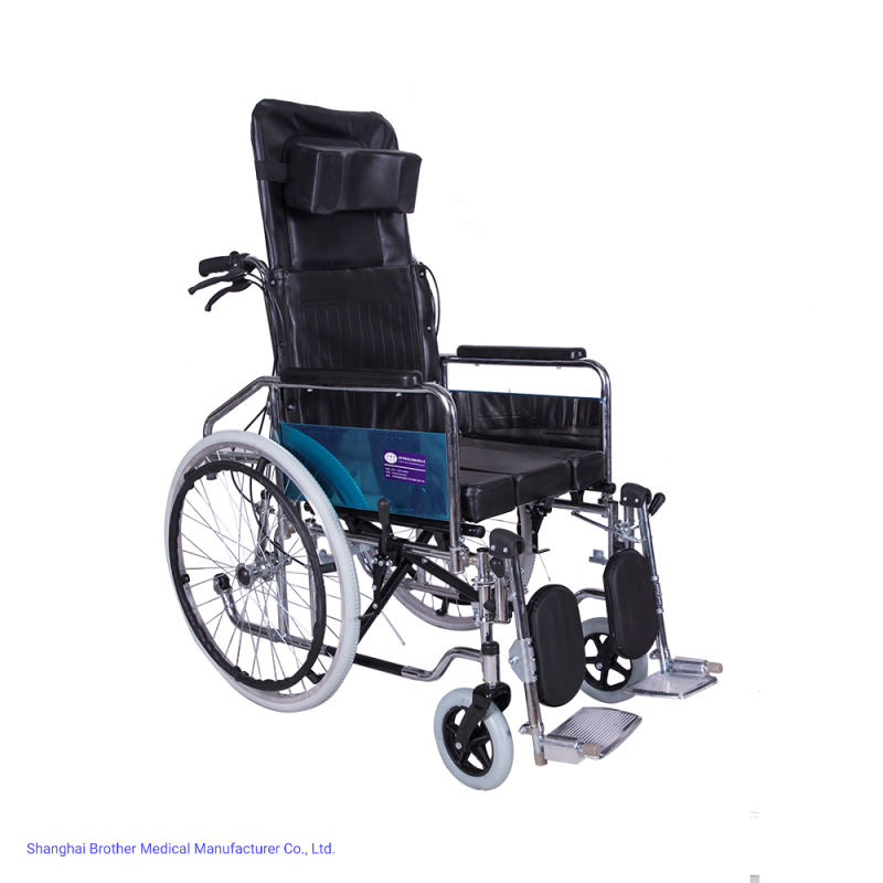 2021 Commode Wheelchair Rolling Wheel Chair for Injured and Disabled