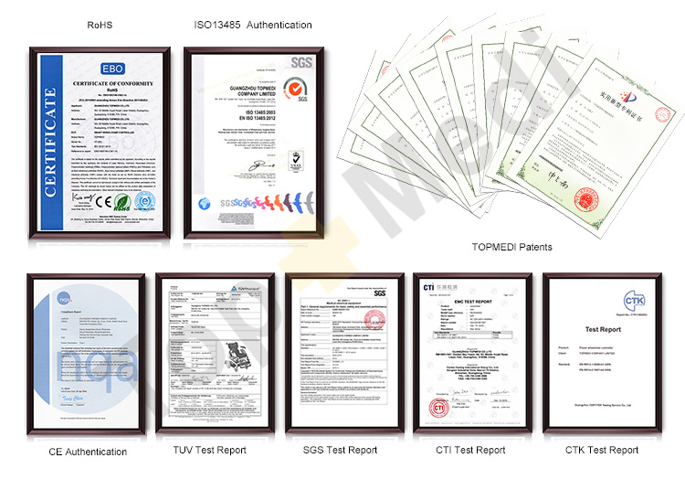 CE Certificate Portable Electric Lightweight Medical Mobility Power Wheelchair