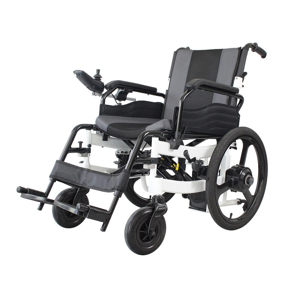 24V 250W/350W Lithium Battery Handiness Handicapped Wheelchair Folding Aluminum Alloy Electric Wheelchair for Elderly