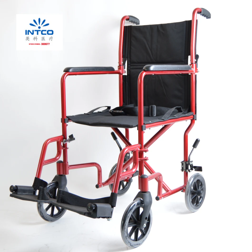 Compact Lightweight Transport Aluminum Wheelchair Within 11kg