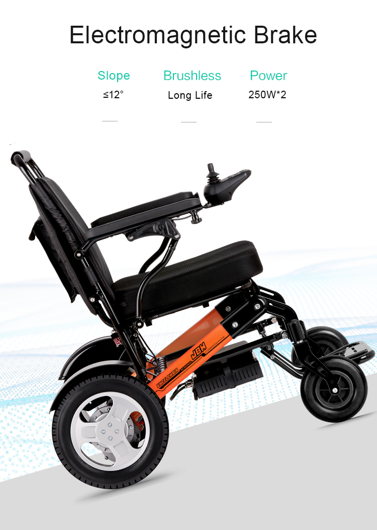 E Power Aluminum Lightweight Wheelchair for Elderly People