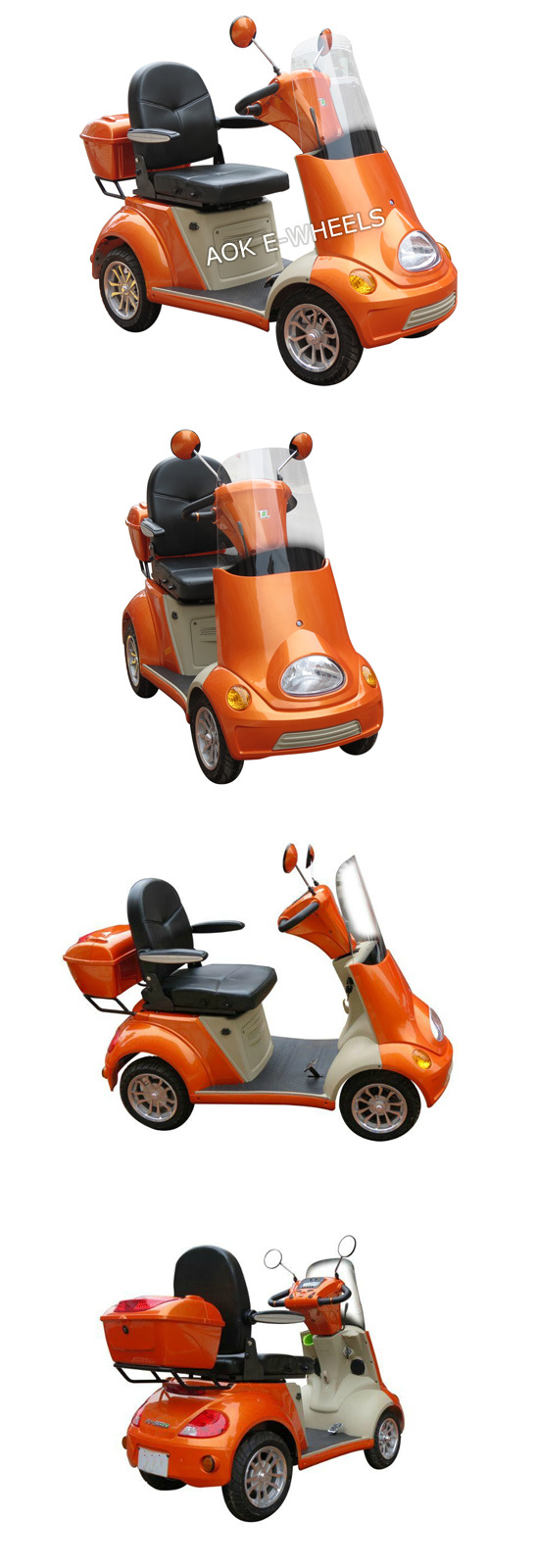 Four Wheel Motor Electric Scooter, Mobility Scooter for Elder People