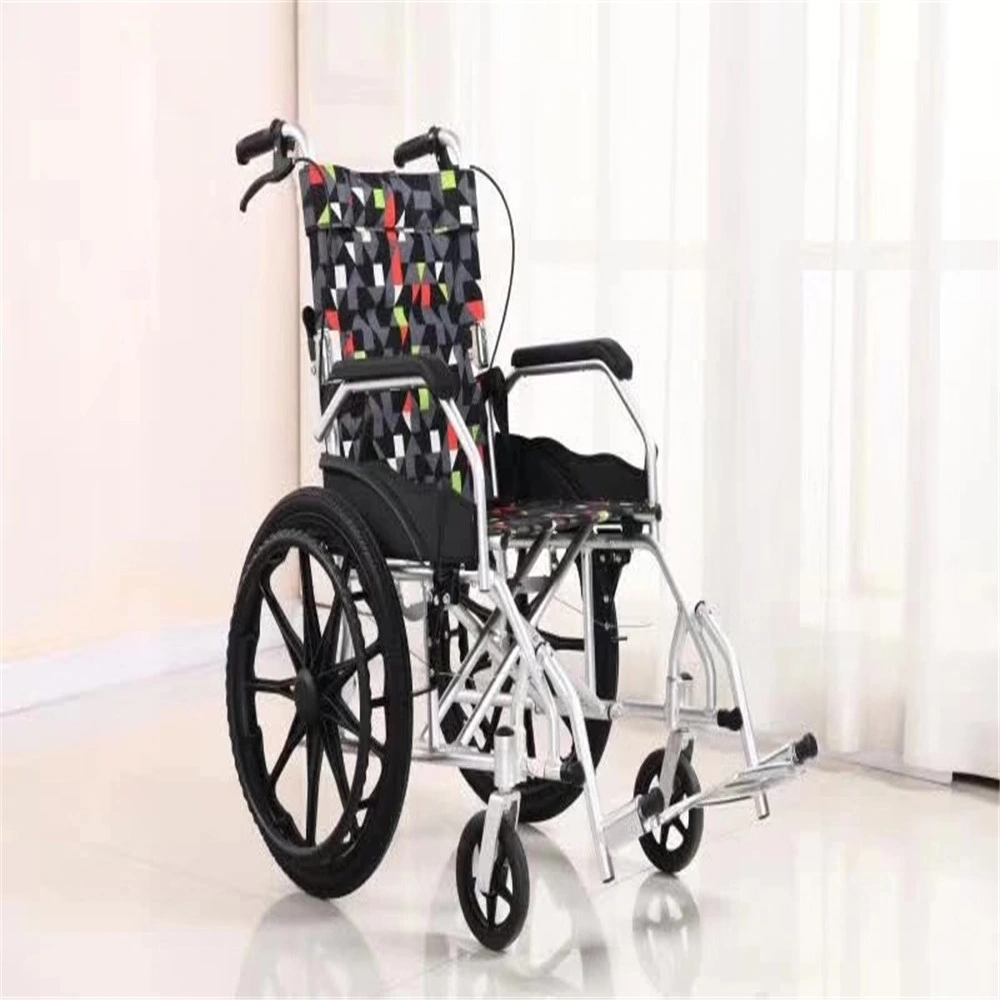 Heavy Duty Manual Folding Elderly Lightweight Wheelchair