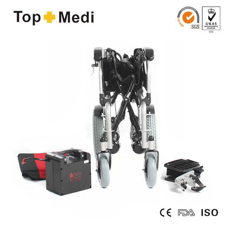 2020 Portable Folding Electric Power Wheelchair for Elderly People