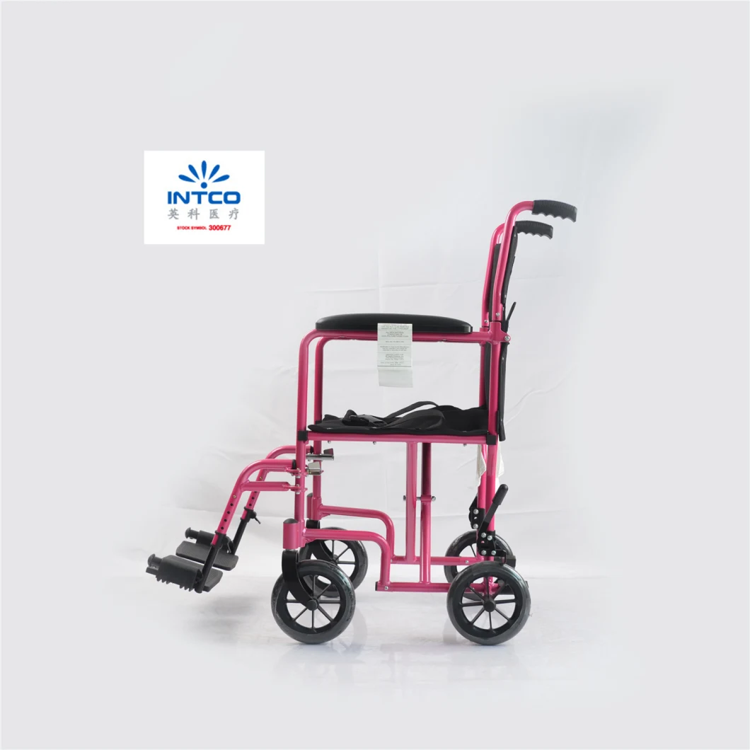 Compact Lightweight Transport Aluminum Wheelchair Within 11kg