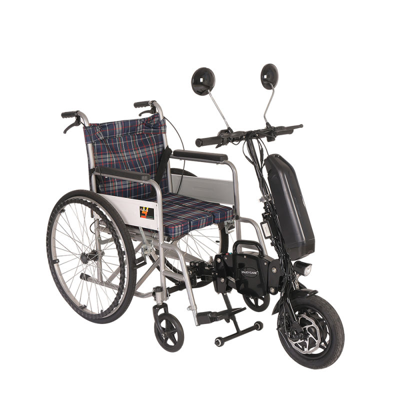 Folding 48V 250W Electric Wheelchair Hand Cycle Electric Wheelchair Attachment with 48V 13ah Lithium Battery