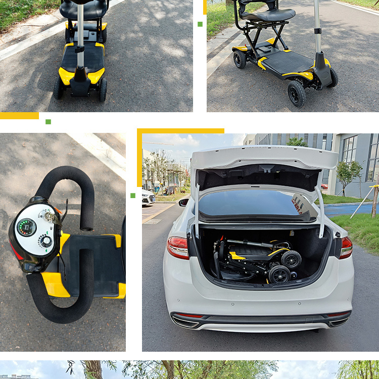 Big Size Power Portable Electric Folding Mobility Scooter