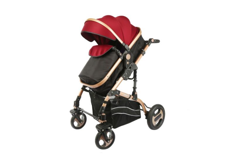 China Factory Multi-Function Steel Foldable Pram Baby Stroller