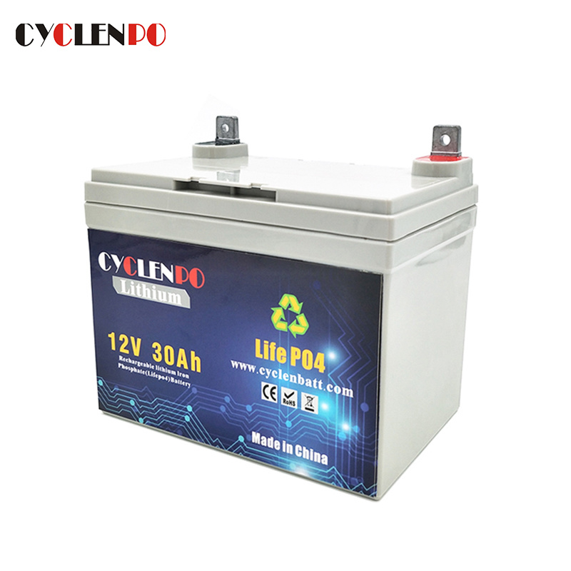 Factory Direct Lithium Ion Battery 30ah 12V LiFePO4 Li Ion Akku for Electric Wheelchairs and Scooters