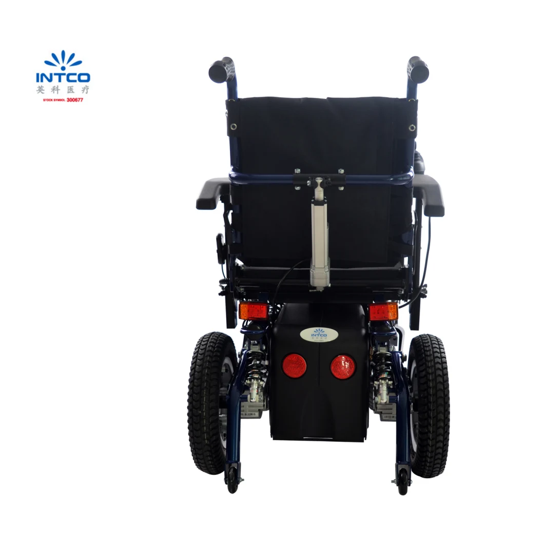 Mobility Aids Steel Multifunctional Electric/Power Wheelchair with Lighting Control System