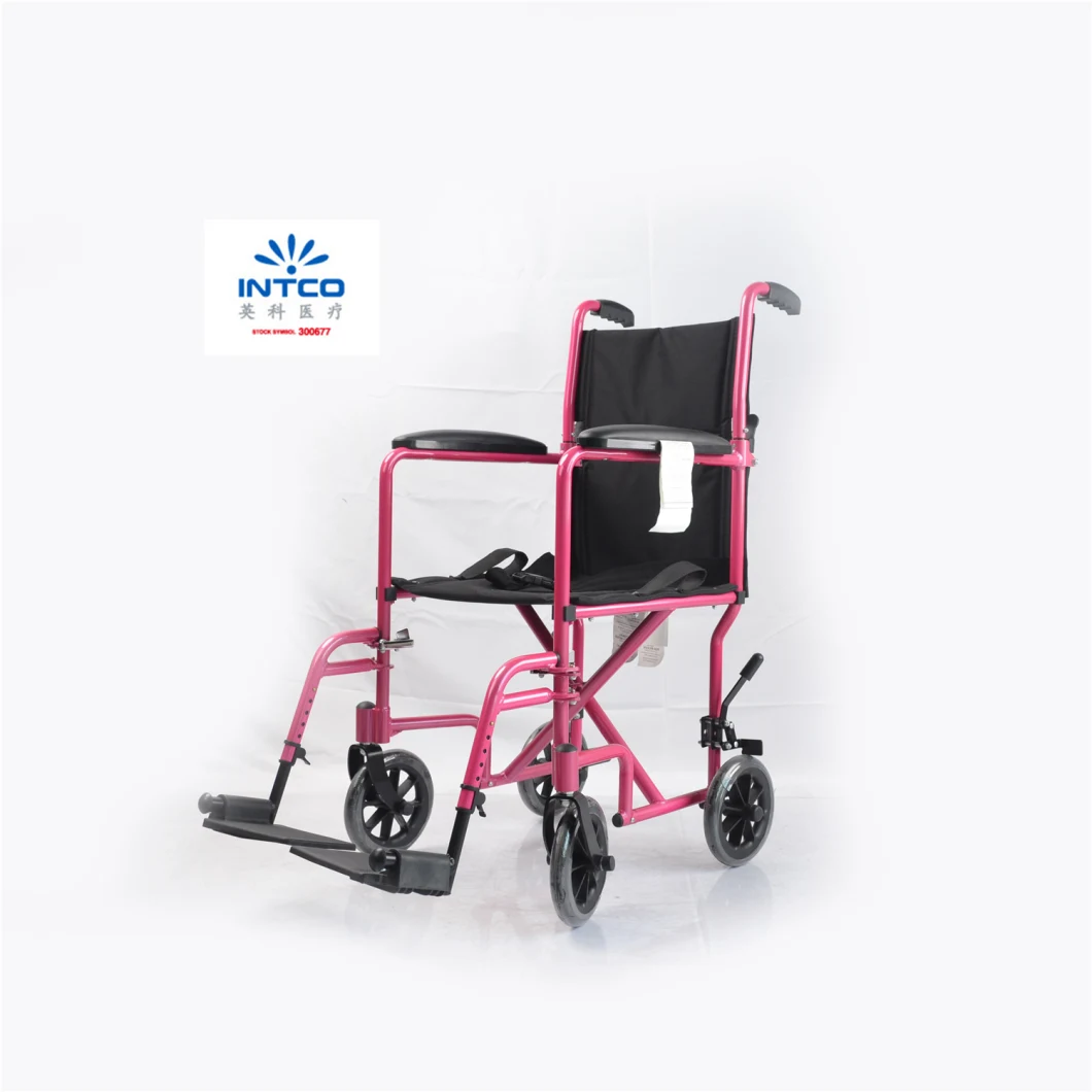 Compact Lightweight Transport Aluminum Wheelchair Within 11kg