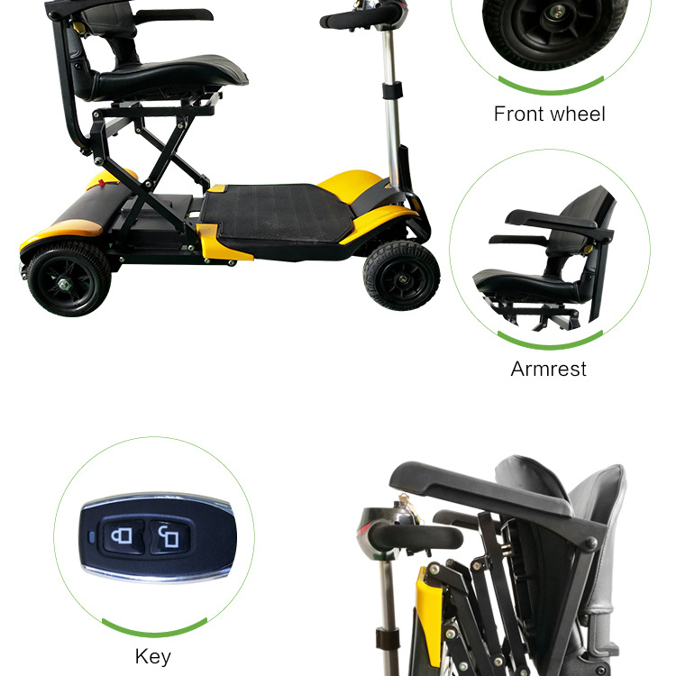 Big Size Power Portable Electric Folding Mobility Scooter