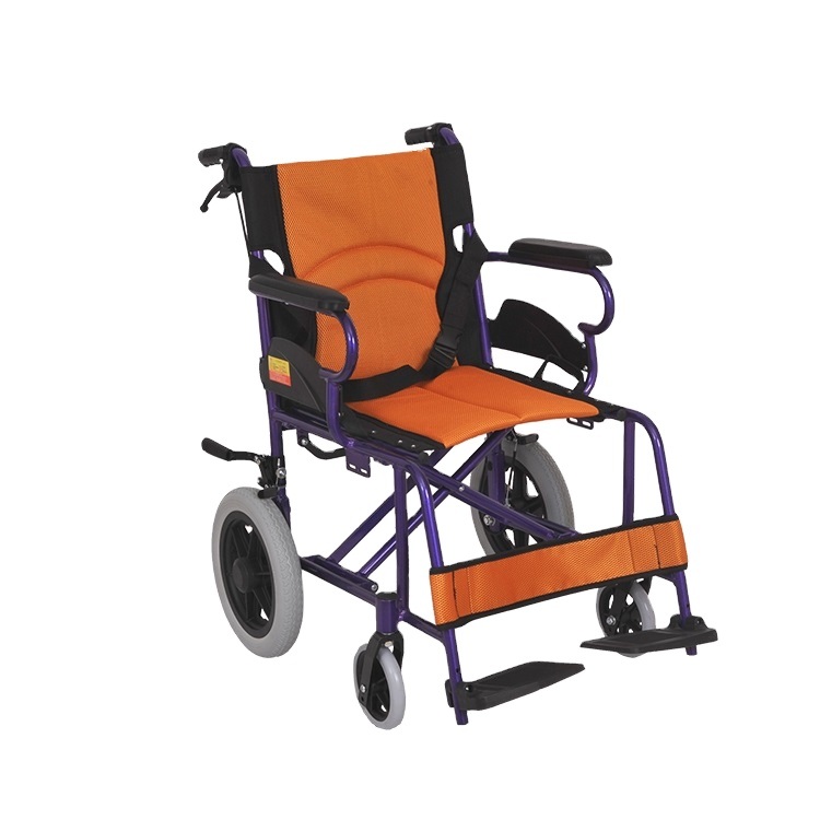 Lighiweight Small Wheels Aluminum Wheelchair