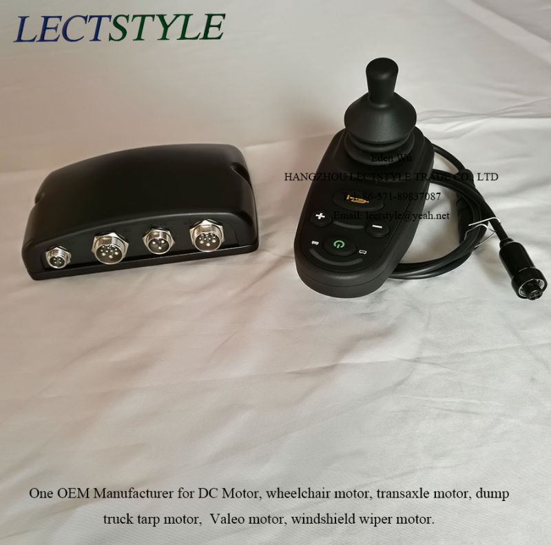 Powered Wheelchair Motor Controller & Joystick Lever on DC Wheelchair