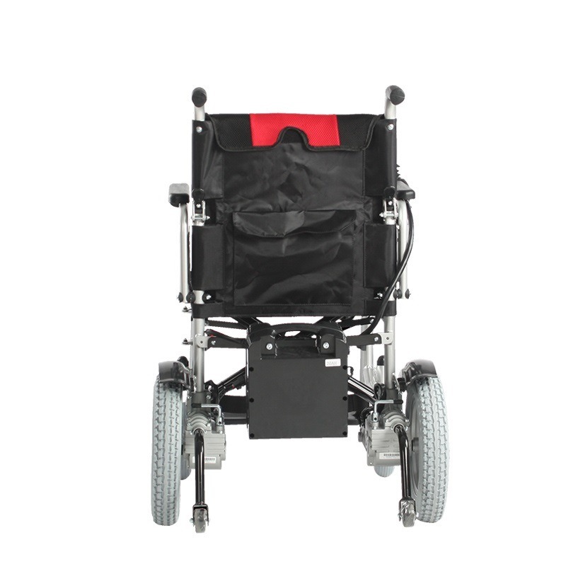 Ce Folding Aluminium Powered Portable Automatic Electric Wheelchair